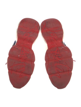 Christian Louboutin Rockstud Spike Neoprene Athletic Sneakers