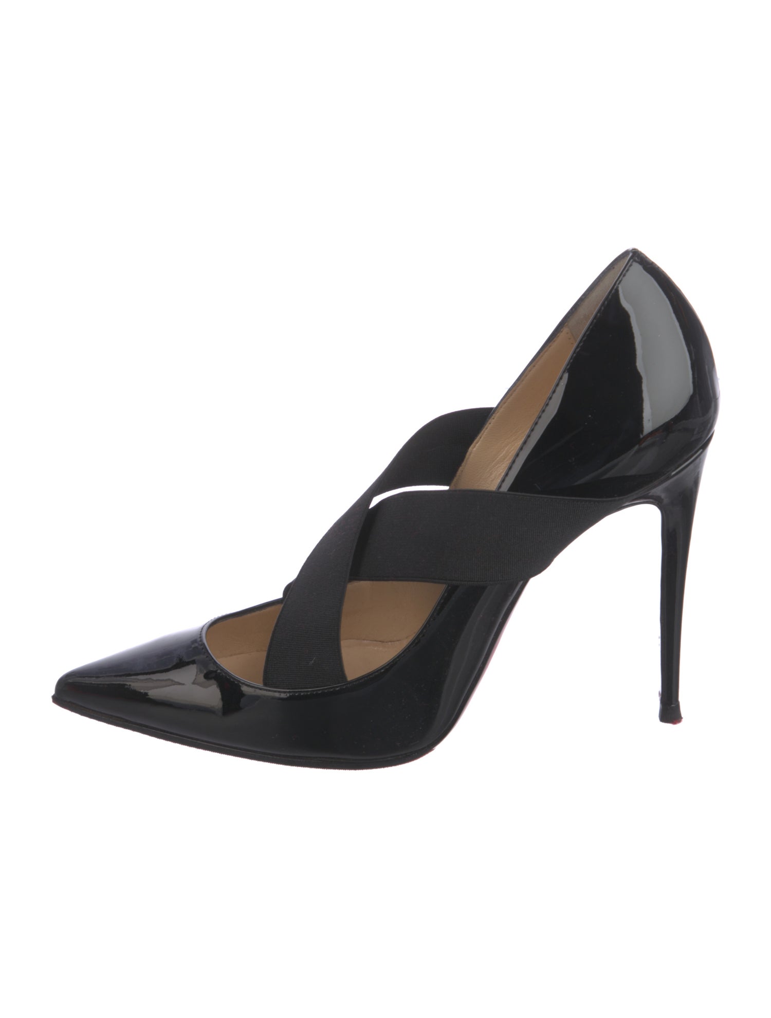 Christian Louboutin Patent Leather D'Orsay Pumps