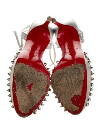 Christian Louboutin Spike Accents PVC Sandals