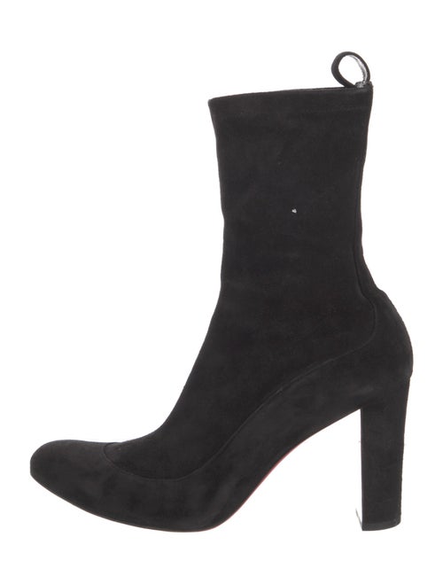 Christian Louboutin Suede Sock Boots