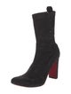 Christian Louboutin Suede Sock Boots