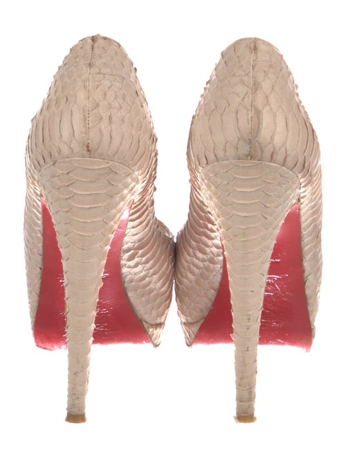 Christian Louboutin Snakeskin Animal Print Pumps