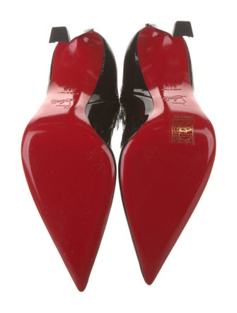 Christian Louboutin Patent Leather Sock Boots