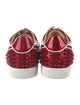 Christian Louboutin Spike Accents Patent Leather Sneakers