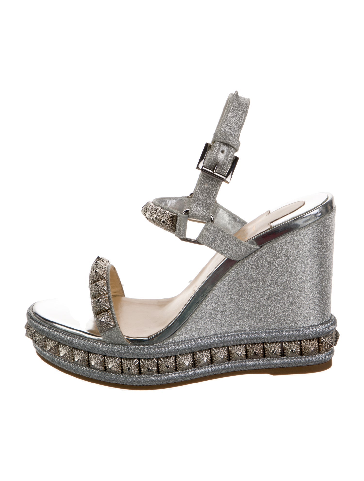 Christian Louboutin Glitter Glitter Accents Espadrilles