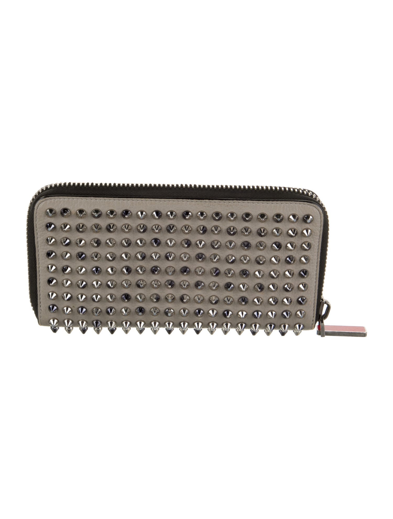 Christian Louboutin Spike Accents Leather Wallet