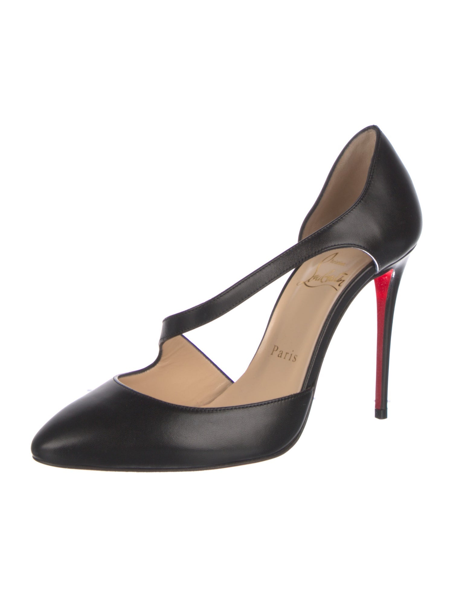 Christian Louboutin Leather D'Orsay Pumps