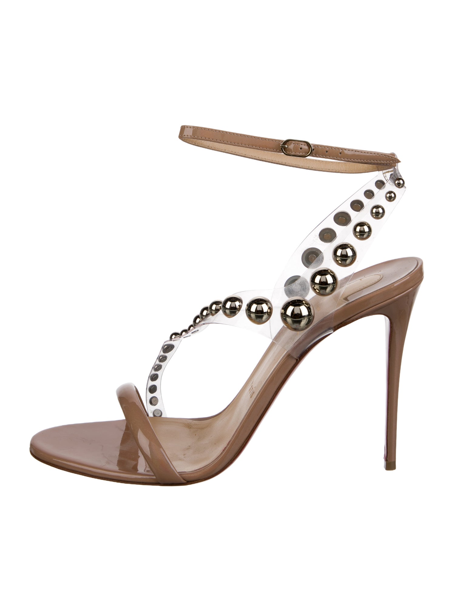 Christian Louboutin PVC Floral Print Sandals