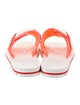 Christian Louboutin Rubber Colorblock Pattern Slides