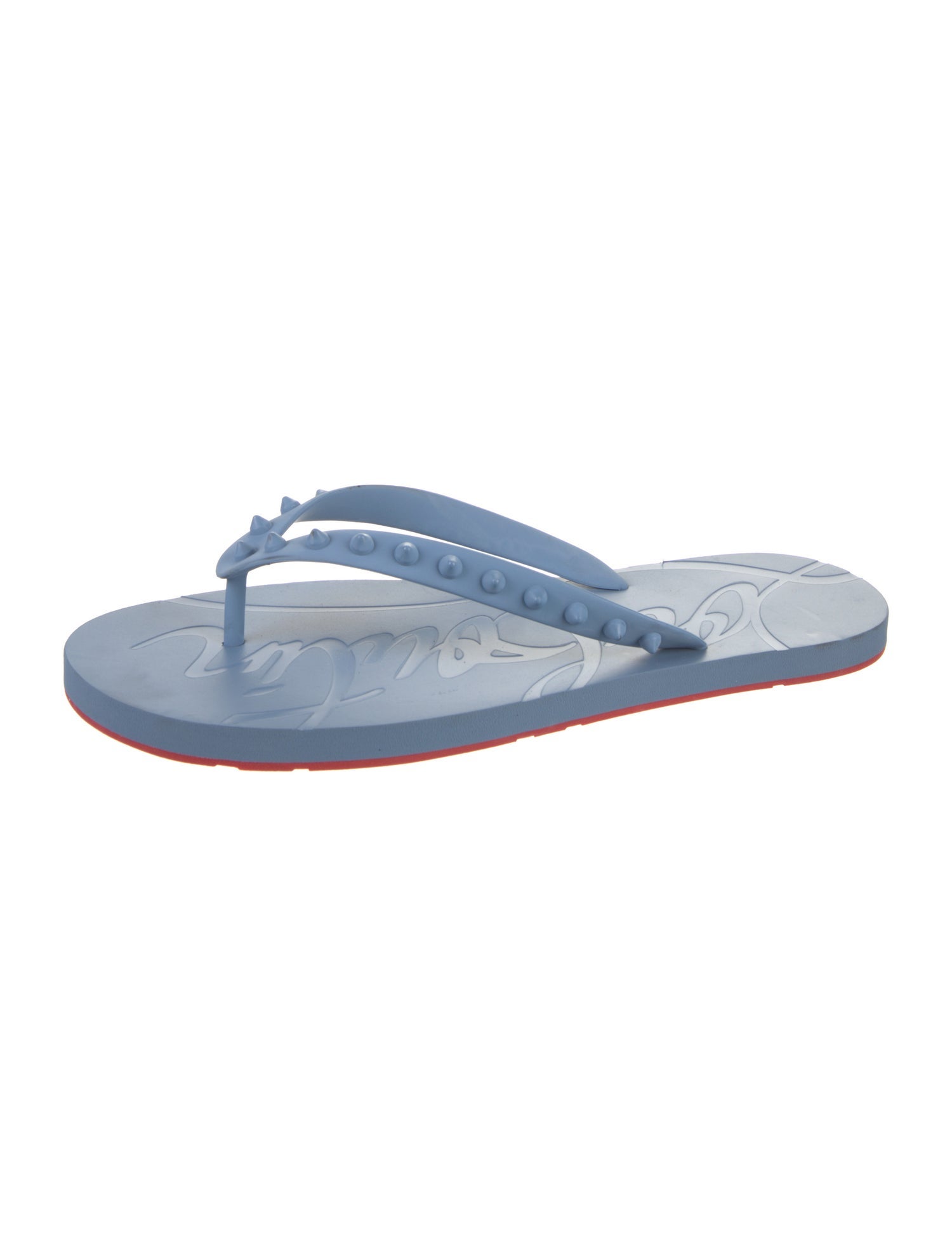 Christian Louboutin Rubber Flip Flops