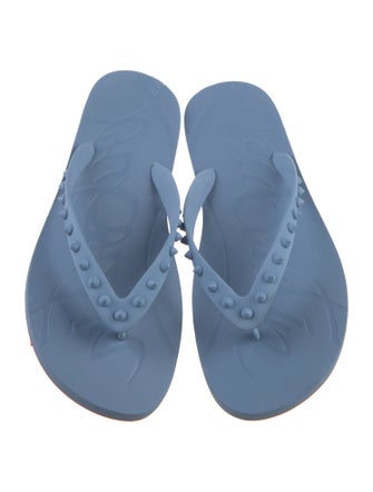 Christian Louboutin Rubber Flip Flops