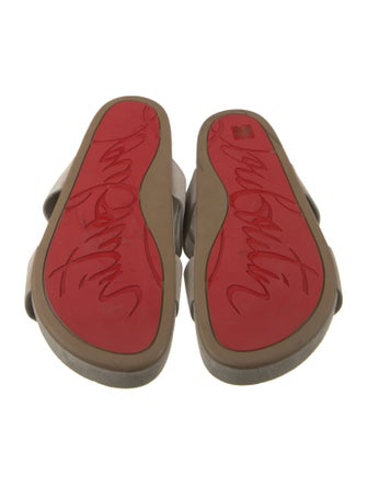 Christian Louboutin Varsibuckle Bizz Suede Sandals