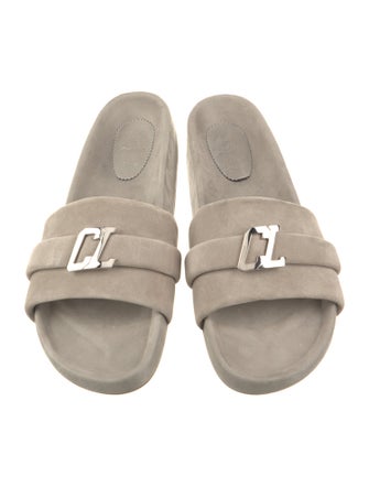 Christian Louboutin Varsimule Bizz Suede Slides