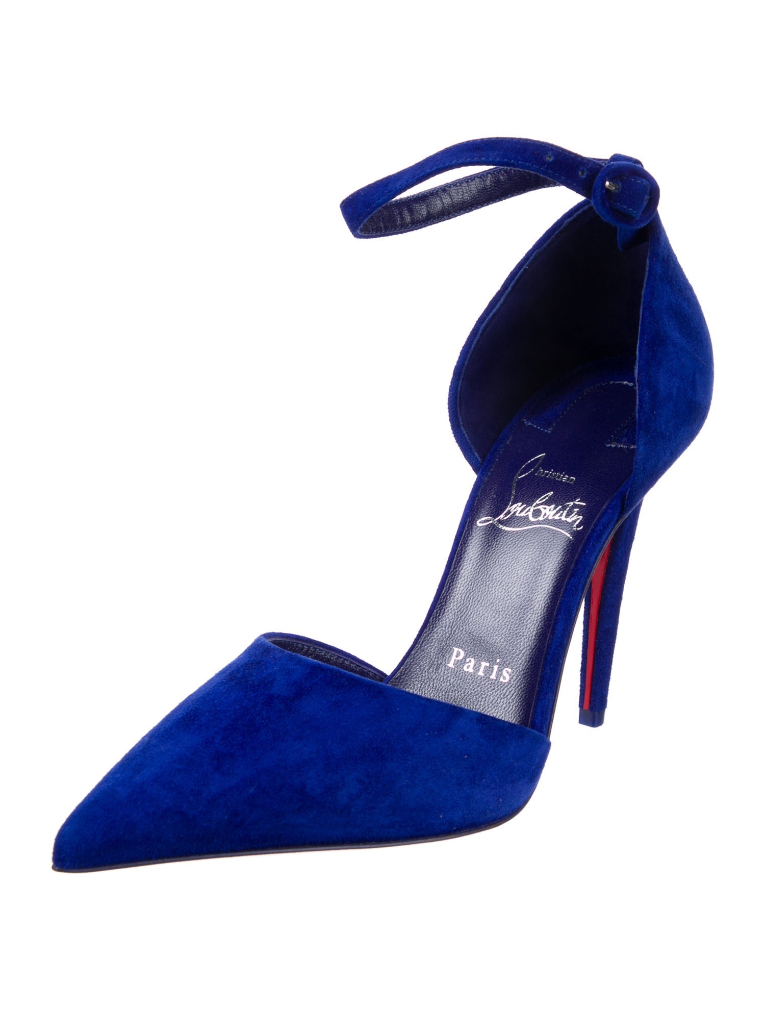 Christian Louboutin Suede D'Orsay Pumps