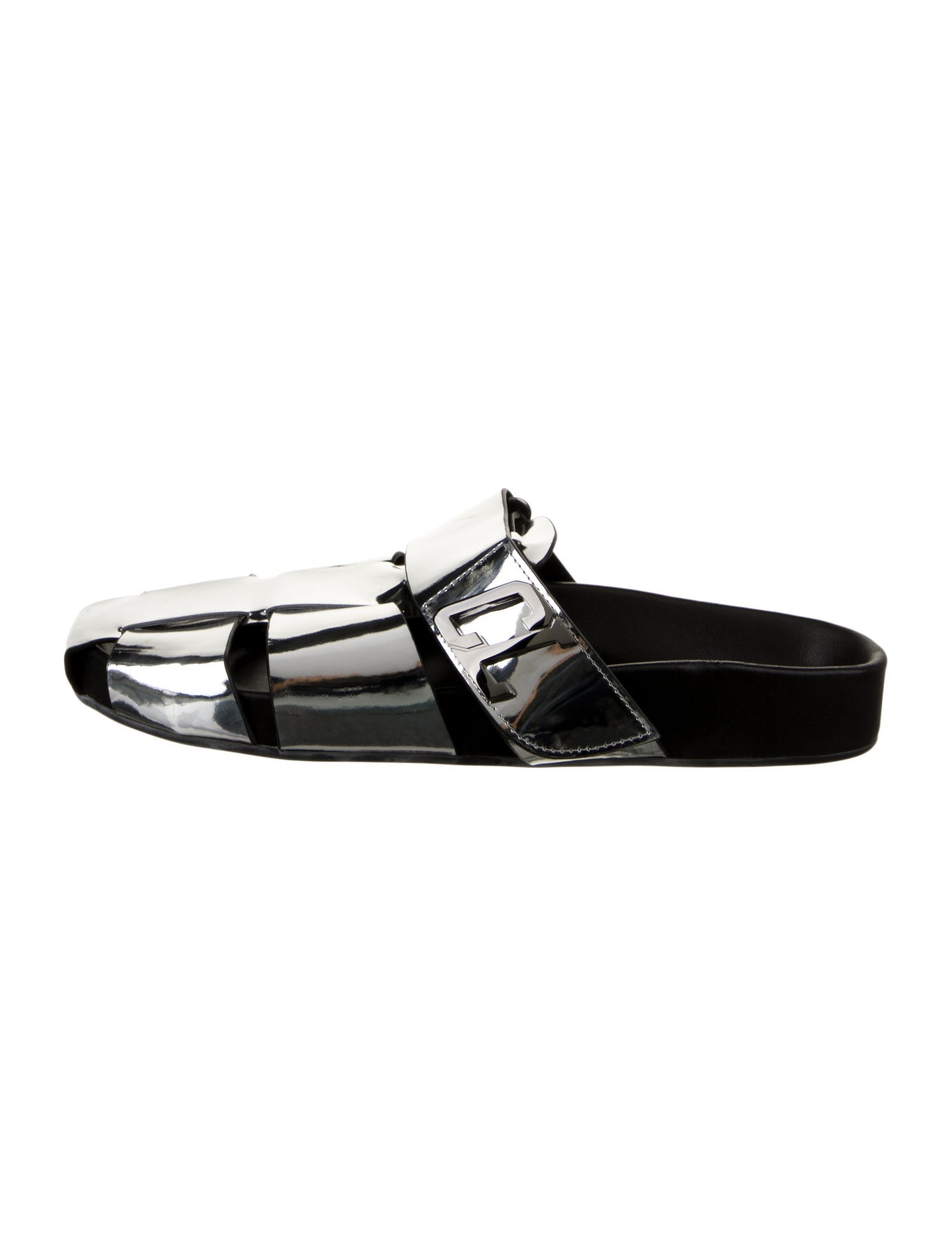 Christian Louboutin Abubizz Patent Leather Slides