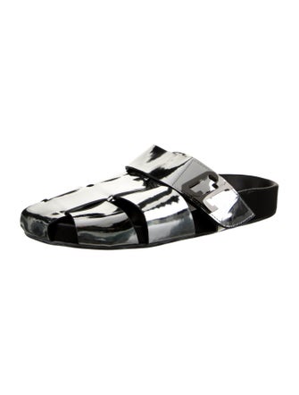Christian Louboutin Abubizz Patent Leather Slides