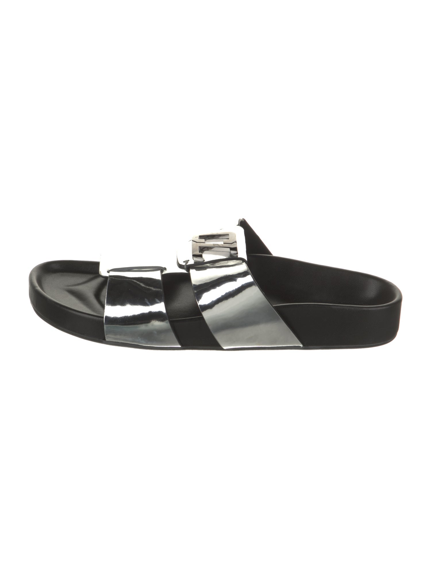 Christian Louboutin Dhabubizz Patent Leather Slides