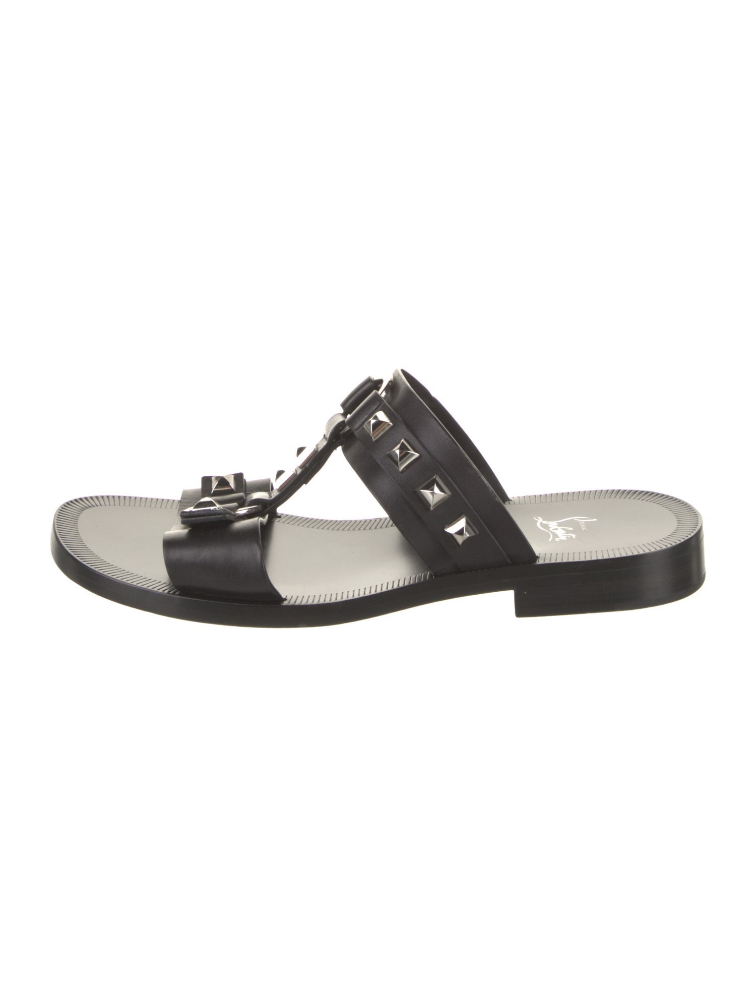 Christian Louboutin Leather Slides