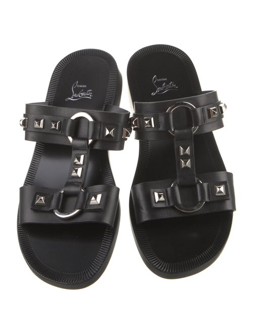 Christian Louboutin Leather Slides
