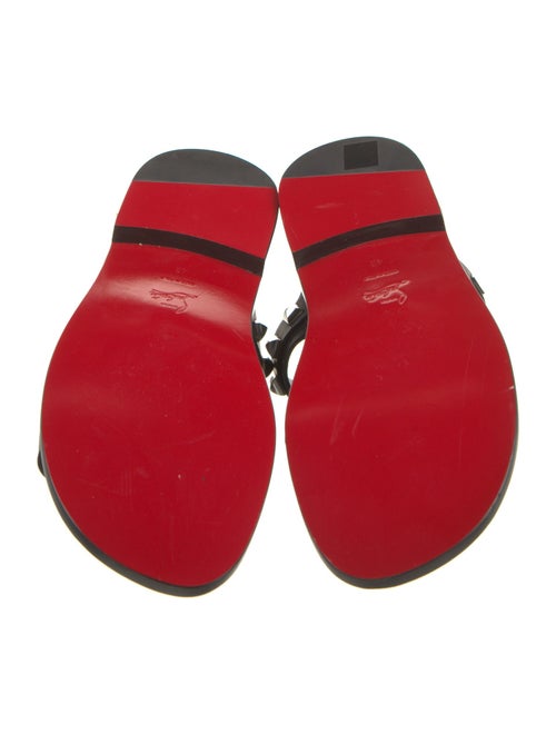 Christian Louboutin Leather Slides