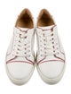Christian Louboutin Leather Polka Dot Print Sneakers