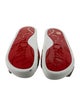 Christian Louboutin Patent Leather Printed Slides