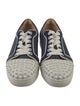 Christian Louboutin Spike Accents Denim Sneakers