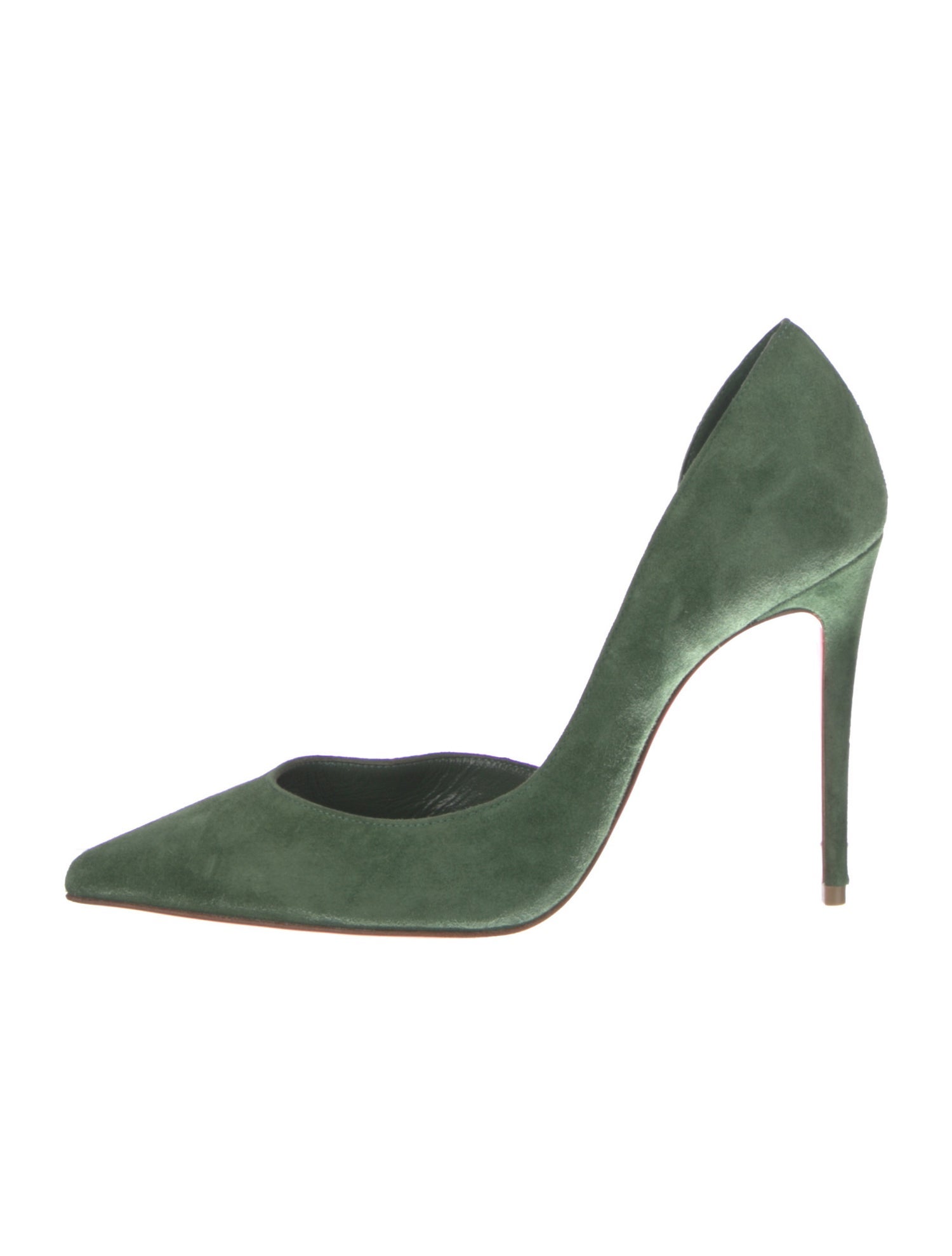 Christian Louboutin Suede D'Orsay Pumps