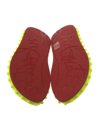 Christian Louboutin Rubber Studded Accents Slides