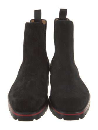 Christian Louboutin Suede Chelsea Boots