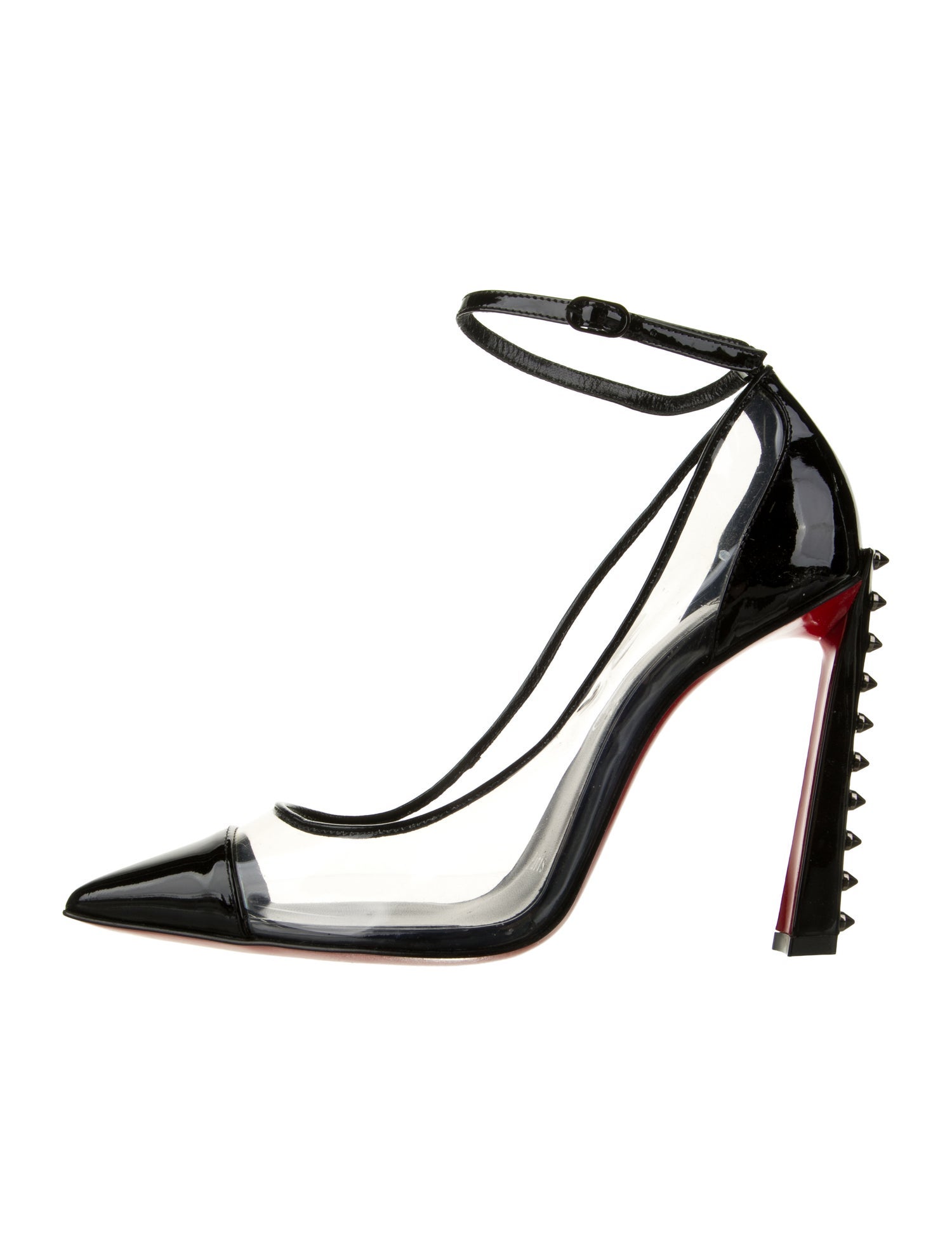 Christian Louboutin PVC Studded Accents Pumps