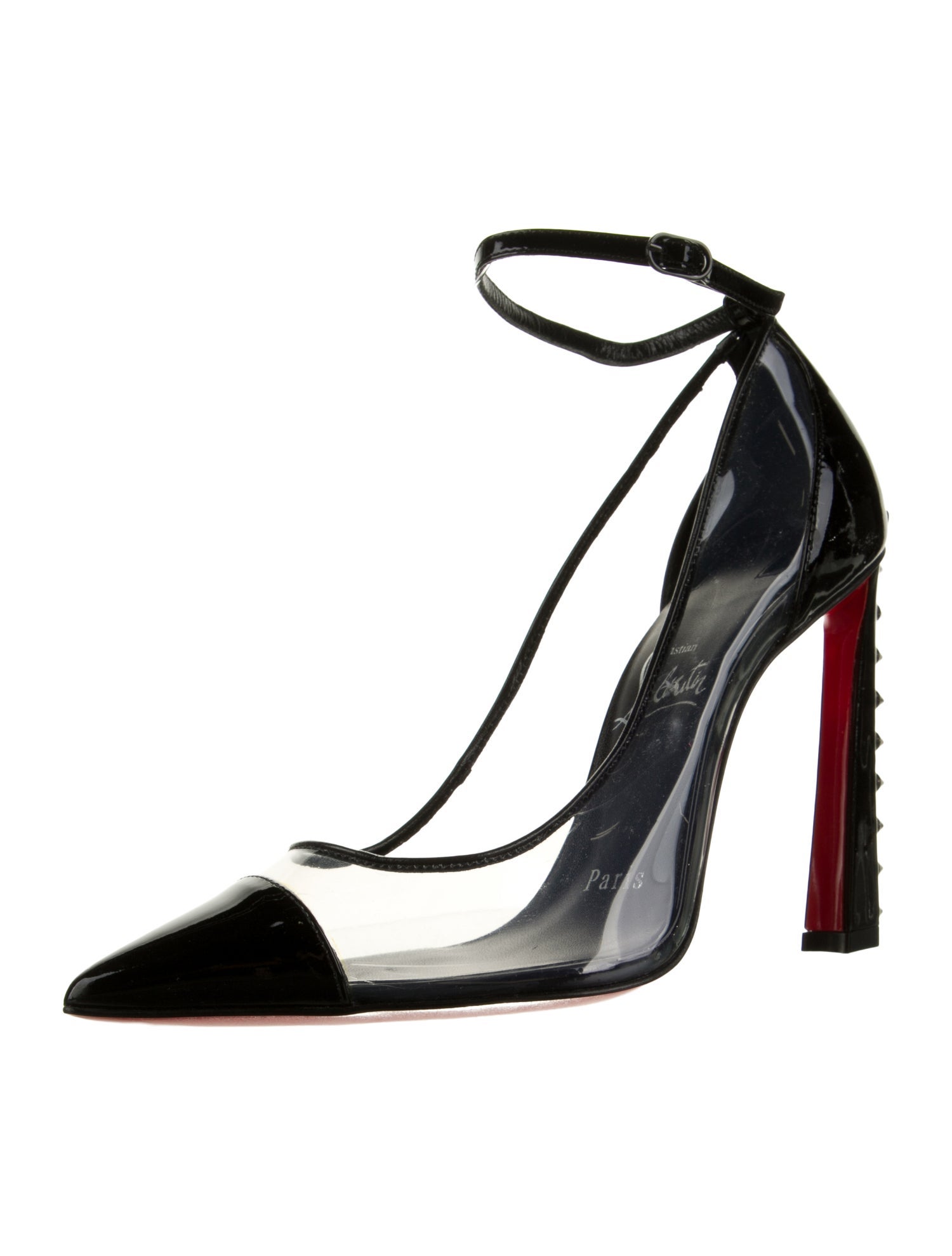 Christian Louboutin PVC Studded Accents Pumps