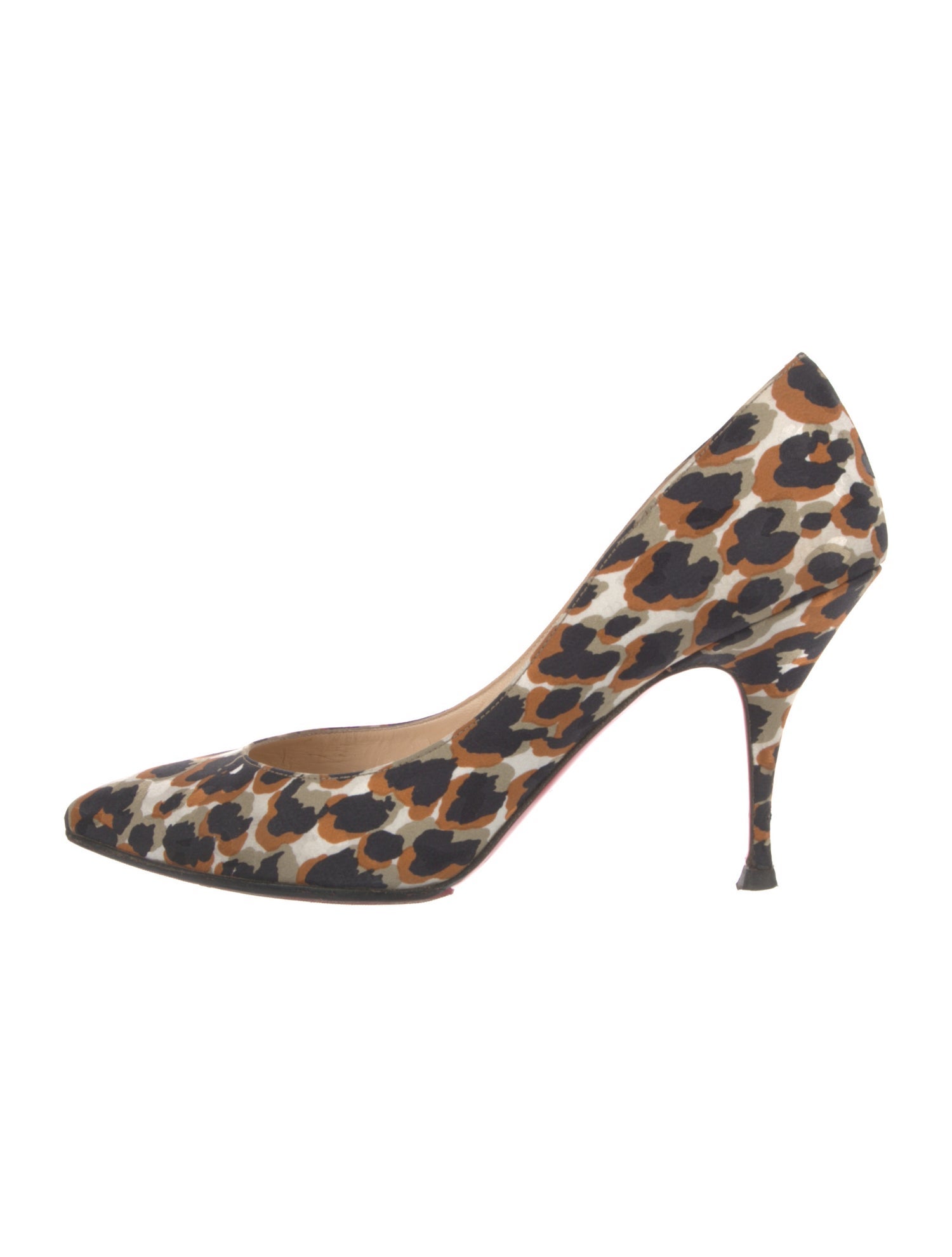 Christian Louboutin Animal Print D'Orsay Pumps