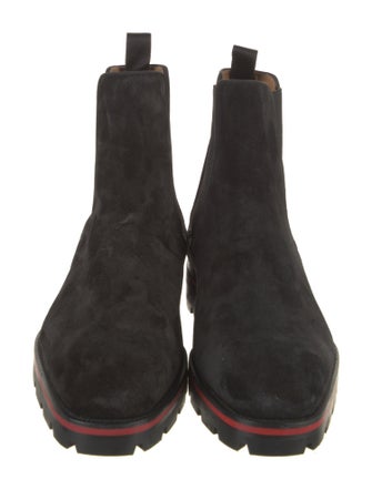 Christian Louboutin Suede Chelsea Boots