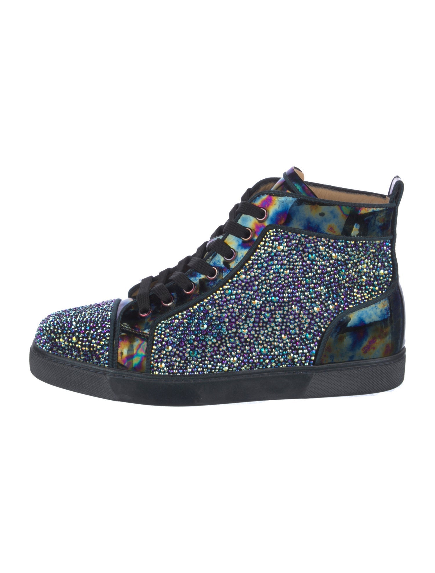 Christian Louboutin Crystal Embellishments Sneakers