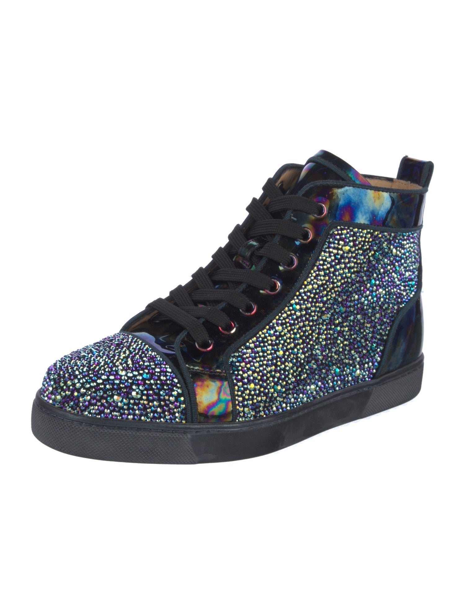 Christian Louboutin Crystal Embellishments Sneakers