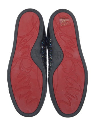 Christian Louboutin Crystal Embellishments Sneakers