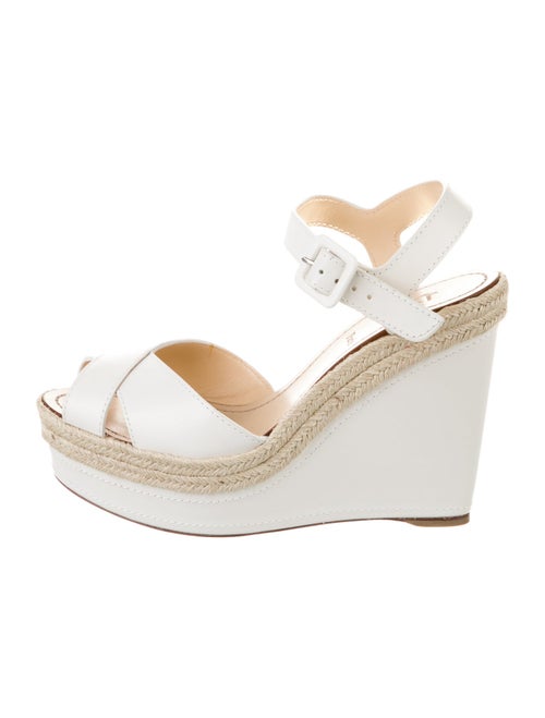 Christian Louboutin Leather Espadrilles