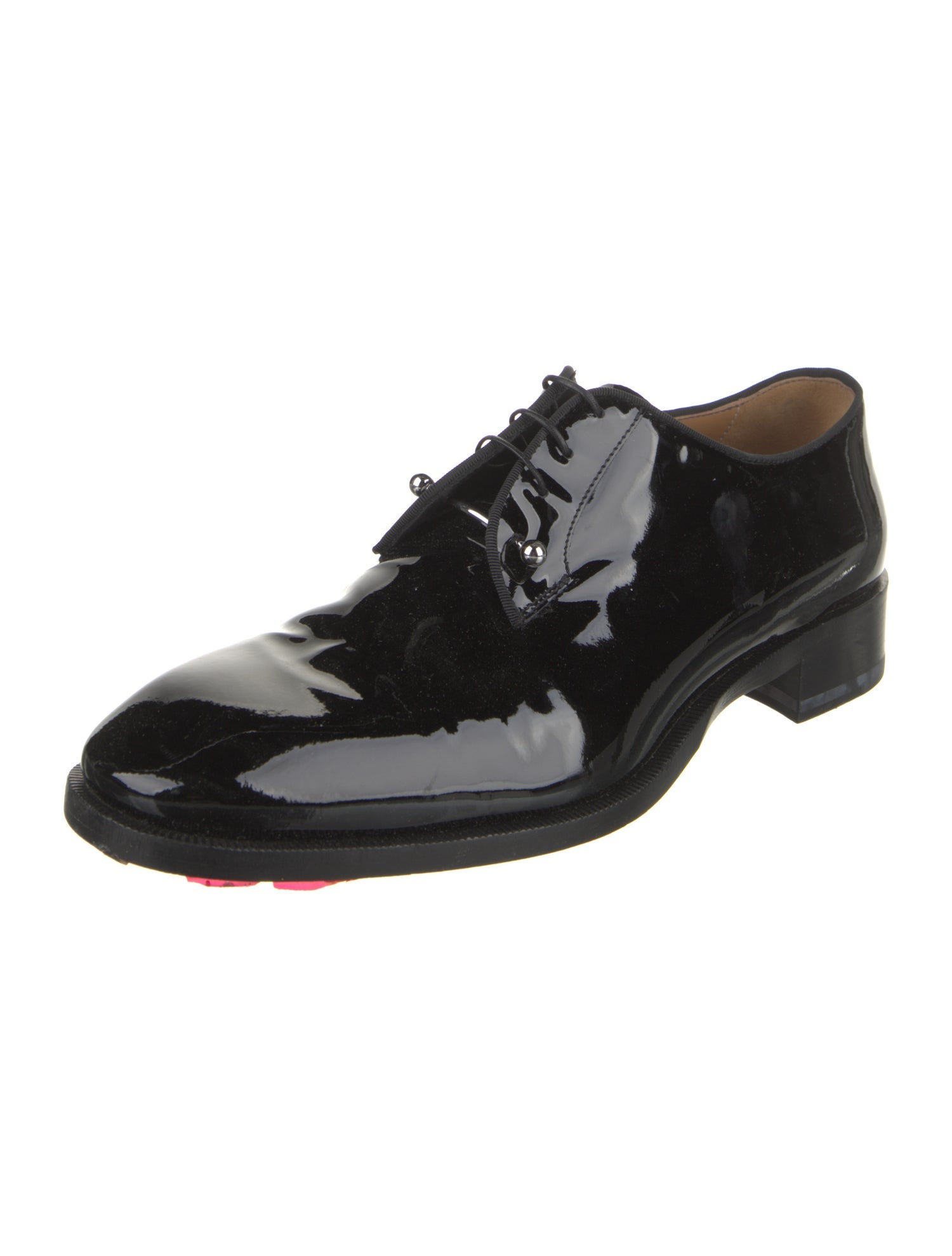 Christian Louboutin Patent Leather Derby Shoes