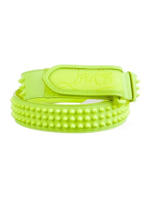 Christian Louboutin Leather Studded Accents Belt