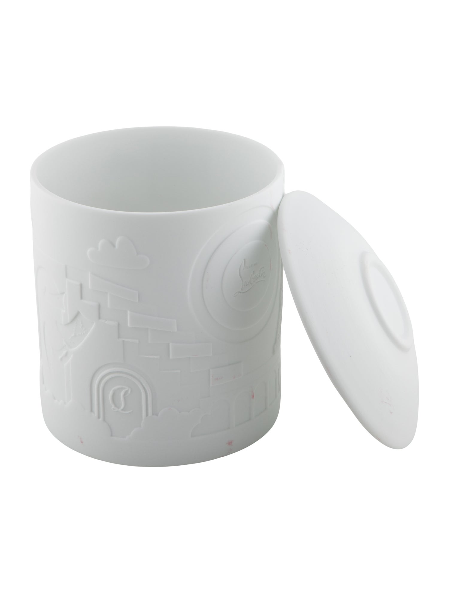 Christian Louboutin Porcelain Lithophane Candle Set