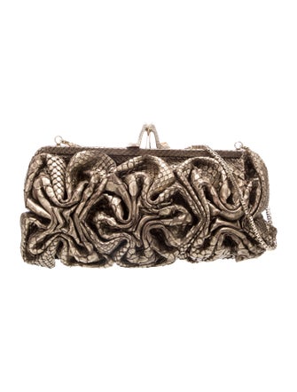 Christian Louboutin Python Minaudière