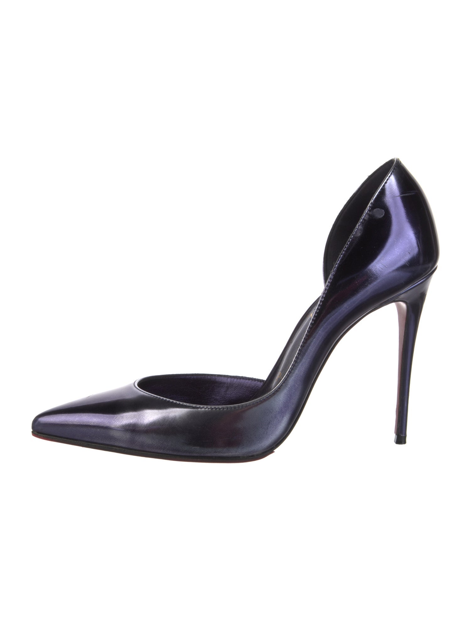 Christian Louboutin Iriza Patent Leather D'Orsay Pumps