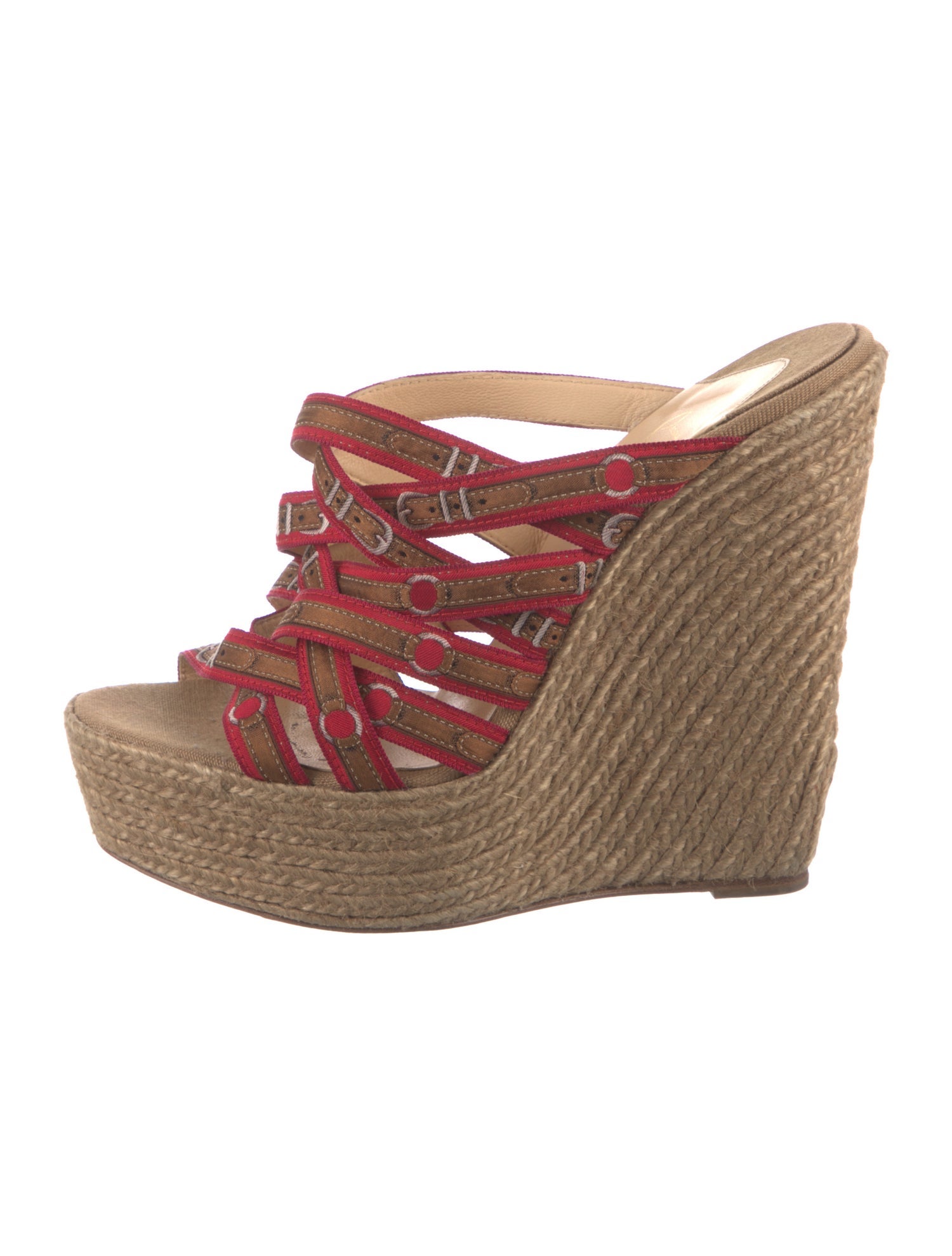 Christian Louboutin Graphic Print Espadrilles