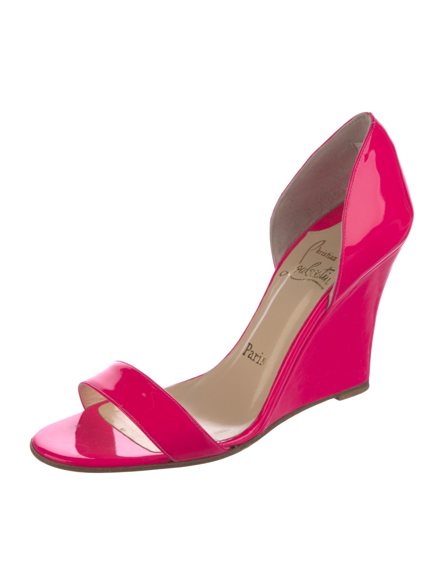 Christian Louboutin Patent Leather Sandals