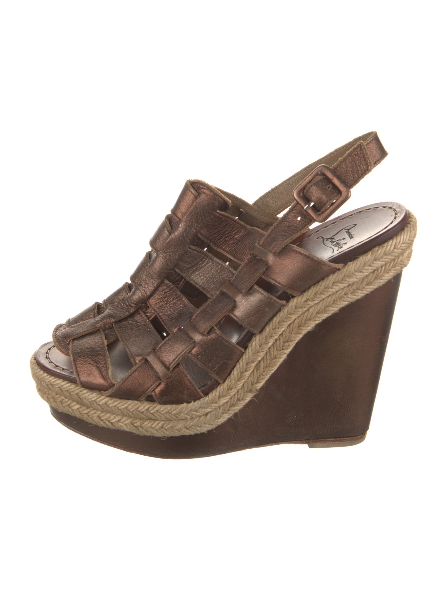 Christian Louboutin Leather Espadrilles