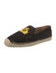 Christian Louboutin Suede Embroidered Accent Espadrilles