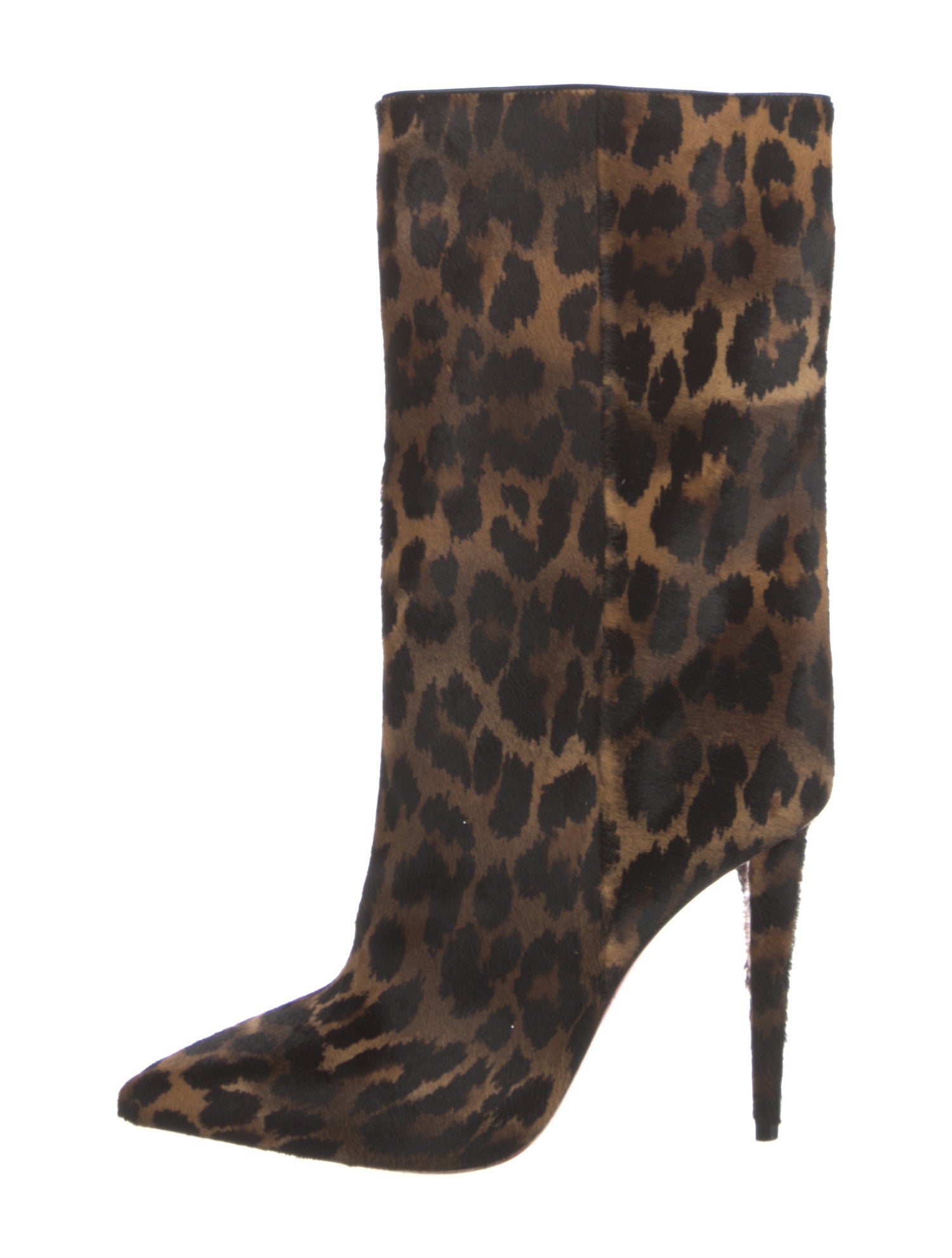 Christian Louboutin Ponyhair Animal Print Boots