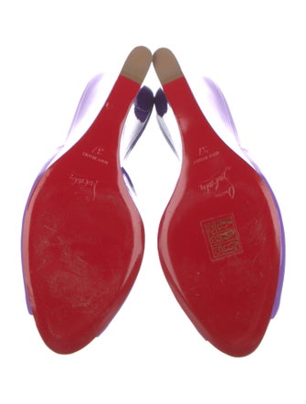 Christian Louboutin Patent Leather Slides