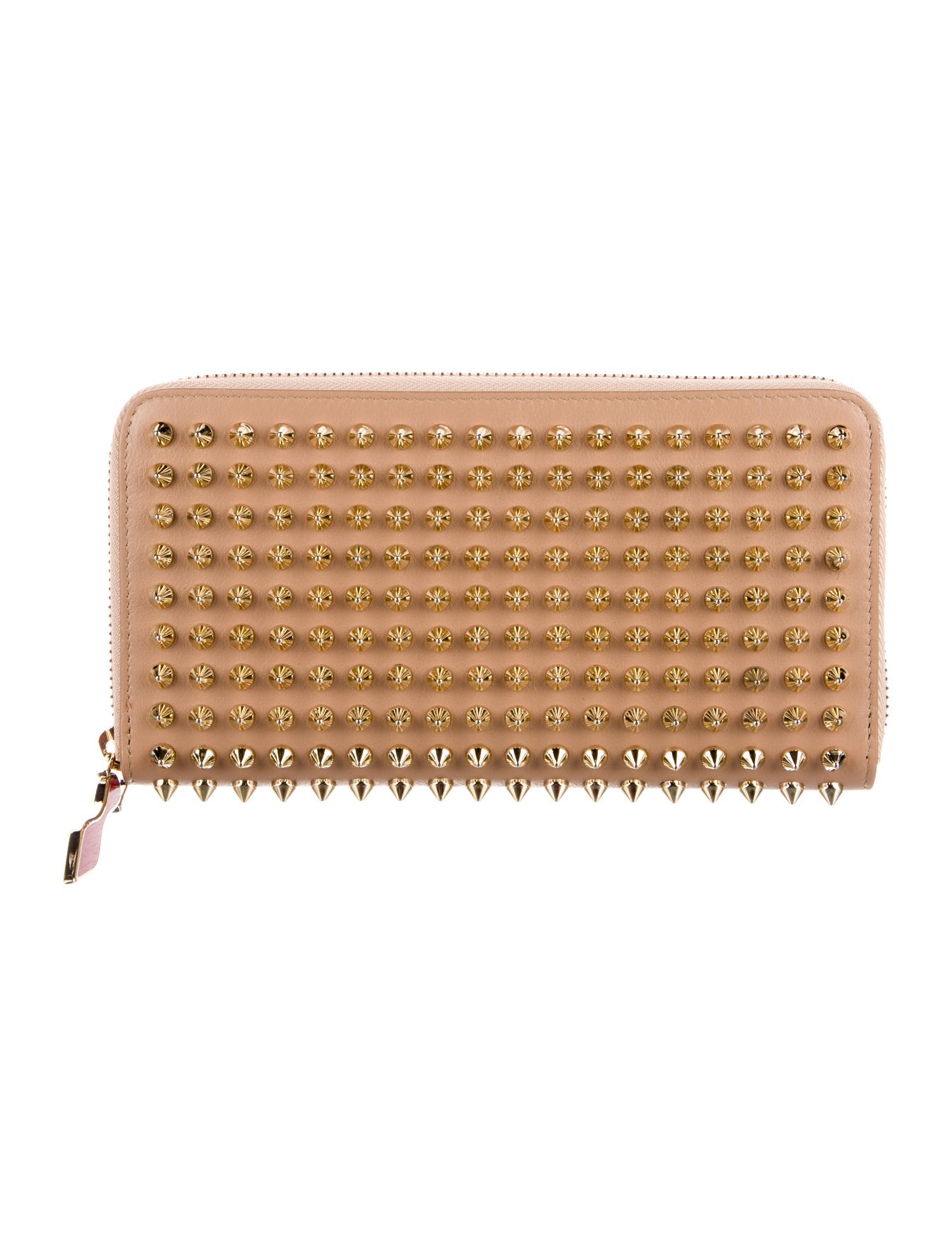 Christian Louboutin Spike Accents Leather Wallet